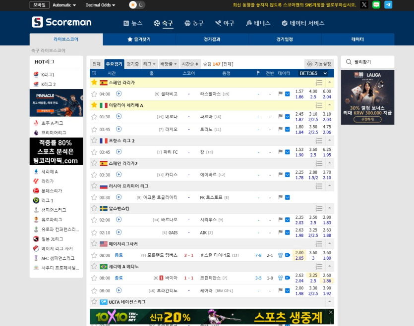 배당 보는 사이트 스코어맨 여기 어떤가요???