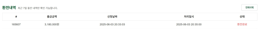 어제-간만에-적중되서-환전-내역-ㅎㅎㅎ